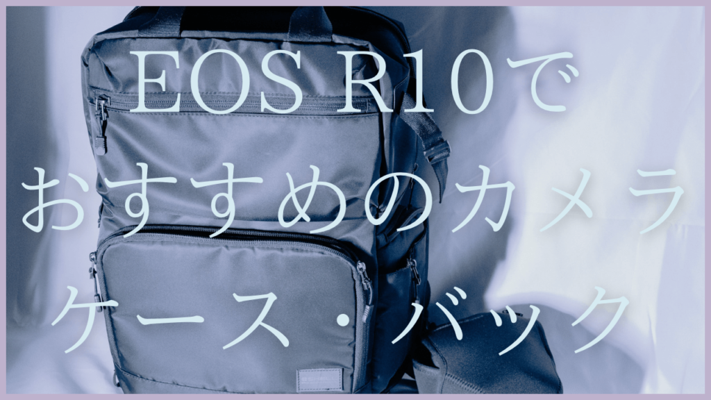 EOS R10でおすすめのカメラケース・バックサムネイル画像