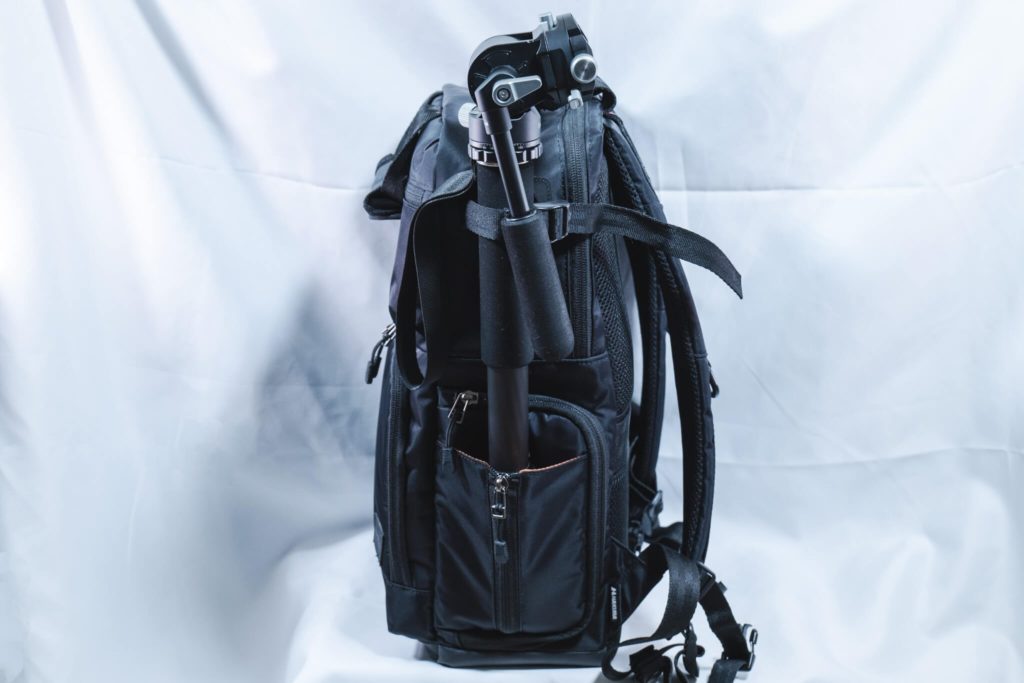 ハクバ プラスシェル ブロス バックパック M三脚鼠入イメージ